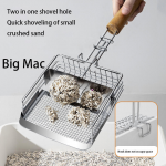 【AutoScoop】All-Metal Stainless Steel Multi-Purpose Easy-Clean Cat Litter Scoop