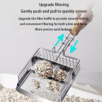 【AutoScoop】All-Metal Stainless Steel Multi-Purpose Easy-Clean Cat Litter Scoop