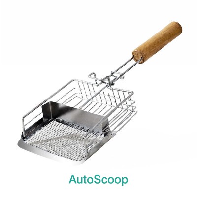 【AutoScoop】All-Metal Stainless Steel Multi-Purpose Easy-Clean Cat Litter Scoop