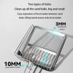 【AutoScoop】All-Metal Stainless Steel Multi-Purpose Easy-Clean Cat Litter Scoop