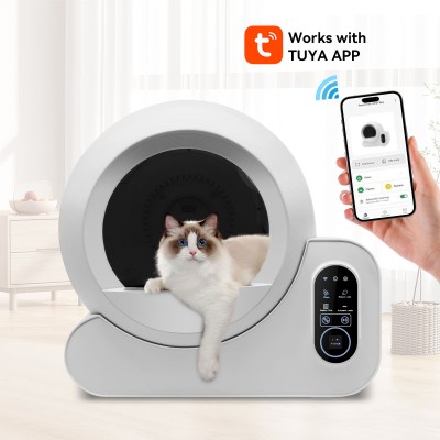 【AutoScoop】Smart 70L Self-Cleaning Litter Box with APP Control - No More Manual Scooping