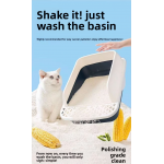 High-Absorption Eco-Friendly Corn & Tapioca Cat Litter 2.4kg – Fast-Clumping, Natural Odor Control